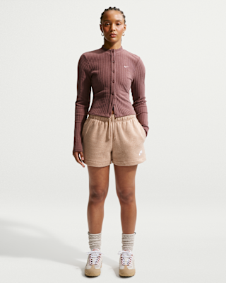 Женские шорты Nike Sportswear Club Fleece Mid-Rise Shorts