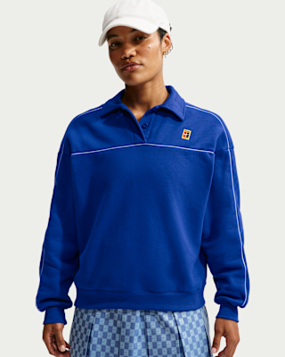 NikeCourt Court Collection Women's Long-Sleeve Fleece Tennis Top