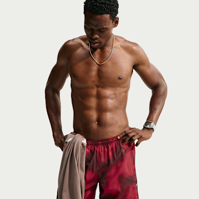 Nike Miler Dri-FIT 18 cm Slip Astarlı Baskılı Erkek Koşu Şortu görsel 2