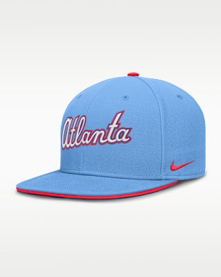 Мужская кепка Atlanta Braves City Connect True Nike Dri-FIT MLB Fitted Hat