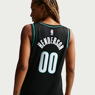 Scoot Henderson Portland Trail Blazers City Edition Men's Nike NBA Swingman Jersey