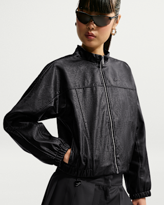 Женская куртка Nike Sportswear Faux-Leather Track