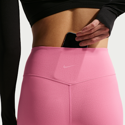 Nike Zenvy Önden Dikişsiz Yüksek Belli Bol Paçalı Kadın Taytı görsel 6