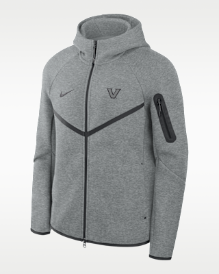 Мужское худи Vanderbilt Commodores Tech Nike Basketball Fleece Full-Zip Hoodie для баскетбола