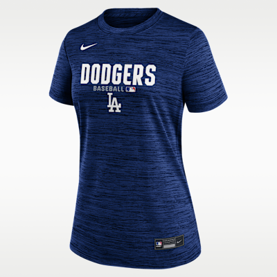 Playera Nike Dri-FIT de la MLB para mujer Los Angeles Dodgers Authentic Collection Velocity