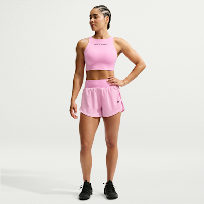 Nike Pro Sculpt Dri-FIT Yüksek Belli 2'si 1 Arada 8 cm Kadın Şortu