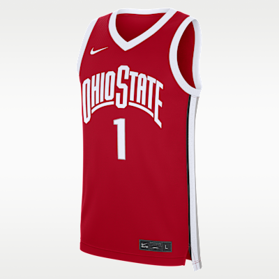 Jersey de básquetbol universitario Nike para hombre Ohio State Replica