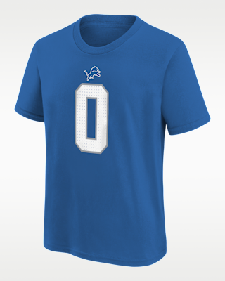 Детская футболка Jahmyr Gibbs Detroit Lions Big Kids' Nike NFL