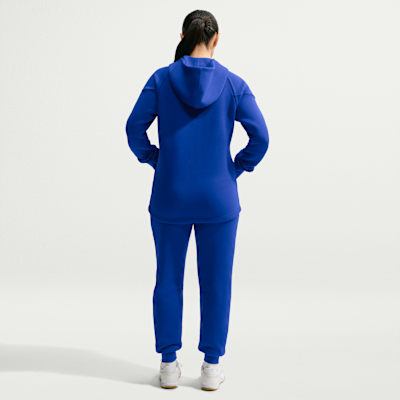 Nike Paris Saint-Germain Tech Fleece Windrunner Tam Boy Fermuarlı Nike Football Kadın Kapüşonlu Üstü görsel 5