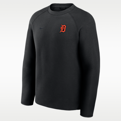 Detroit Tigers Tech Fleece Men's Nike MLB Pullover Crew