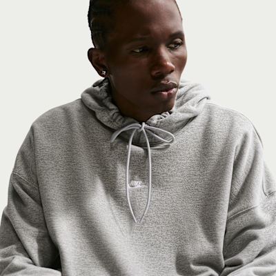 Nike Sportswear Club Oversize Fransız Havlu Kumaşı Erkek Kapüşonlu Sweatshirt'ü görsel 3