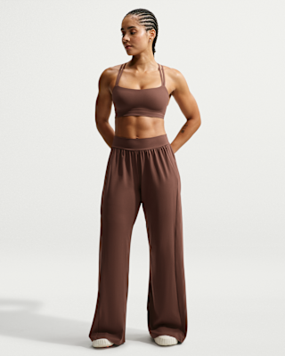 Женские Nike Zenvy Mid-Rise Wide-Leg Pants