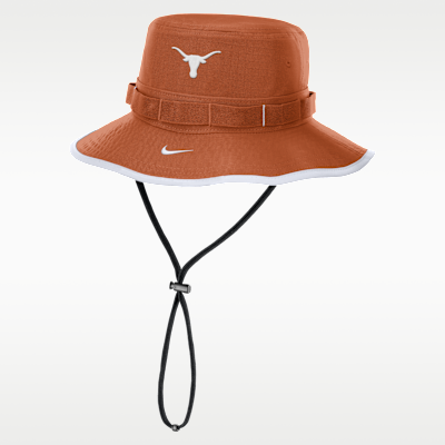 Texas Longhorns On-Field Apex Boonie Men's Nike Dri-FIT College Bucket Hat