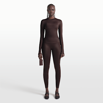 NikeSKIMS Shine Women's Long-Sleeve Crew-Neck Top