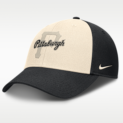 Gorra Nike Dri-FIT de la MLB ajustable para hombre Pittsburgh Pirates Statement Club