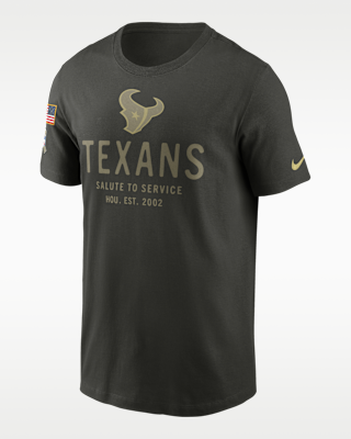 Houston Texans Salute to Service Sideline Primary Edge Men's Nike Dri-FIT NFL T-Shirt