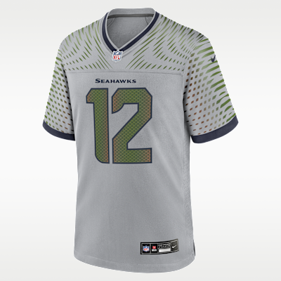 12s Seattle Seahawks Rivalries Collection Men’s Nike NFL Game Jersey