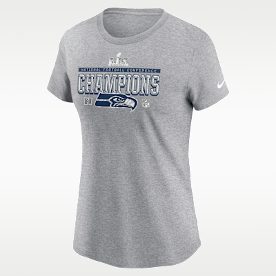 Seattle Seahawks 2026 NFC Champions Trophy Collection Women's Nike NFL T-Shirt