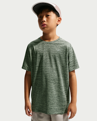 Детские шорты Nike Miler Big Kids' Dri-FIT Short-Sleeve Top