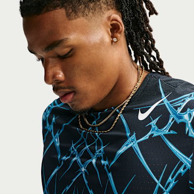 Nike AeroSwift Dri-FIT ADV Baskılı Kısa Kollu Erkek Koşu Üstü görsel 3