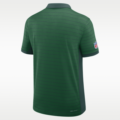 Polo Nike Dri-FIT de la NFL para hombre New York Jets Sideline Victory Stripe