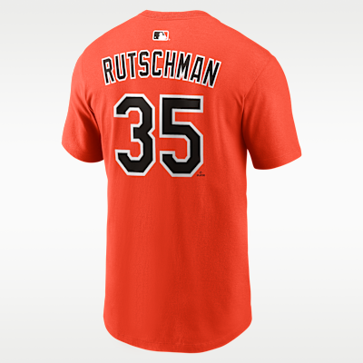 Playera Nike de la MLB para hombre Adley Rutschman Baltimore Orioles