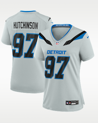 Женские джерси Aidan Hutchinson Detroit Lions Rivalries Collection Nike NFL Game Jersey