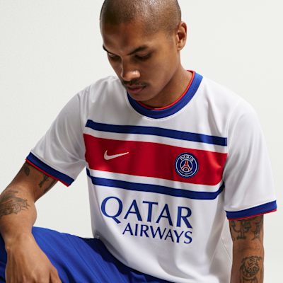 Nike Paris Saint-Germain İç Saha Nike Dri-FIT Maç Öncesi Erkek Futbol Üstü görsel 3