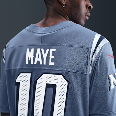 Drake Maye New England Patriots Rivalries kollekció Nike Dri-FIT NFL Limited férfimez