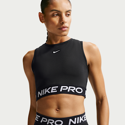 Женские топы Nike Pro Women's Dri-FIT Cropped Tank Top