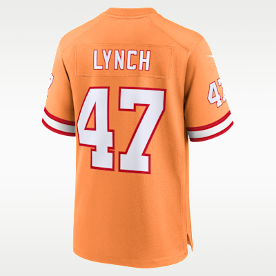 John Lynch Tampa Bay Buccaneers 50th Anniversary Men's Nike NFL Game Jersey