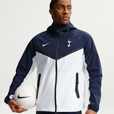 Nike Tottenham Hotspur Tech Windrunner Nike Tam Boy Fermuarlı Dokuma Erkek Futbol Ceketi