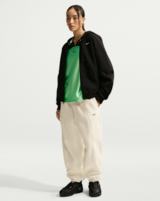 Женские  Nike Studio Fleece Heavyweight Plush Oversized High-Rise Pants