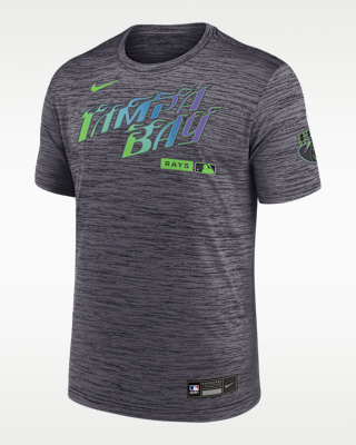 Мужская футболка Tampa Bay Rays City Connect Velocity Nike Dri-FIT MLB