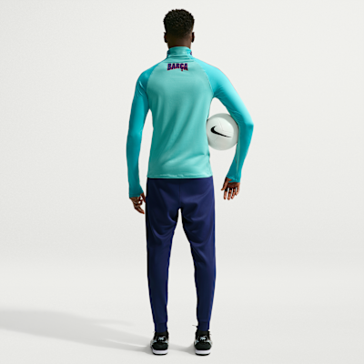 Nike FC Barcelona Strike Üçüncü Nike Dri-FIT Örgü Erkek Futbol Antrenman Üstü görsel 5