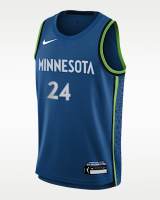 Детские джерси Napheesa Collier Minnesota Lynx Explorer Edition Big Kids' Nike WNBA Swingman Jersey