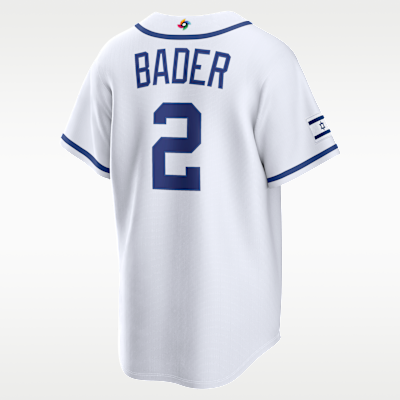 Harrison Bader Israel National Baseball Team 2026 World Baseball Classic Men's Nike Stadium Jersey