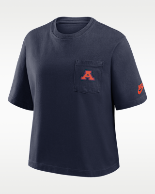 Женская футболка Auburn Legacy Pocket Boxy Nike College
