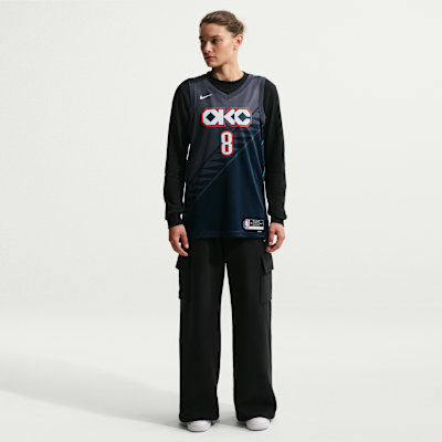 Jalen Williams Oklahoma City Thunder City Edition Men's Nike NBA Swingman Jersey