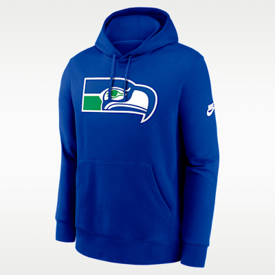 Seattle Seahawks Club Logo Men's Nike NFL Pullover Hoodie