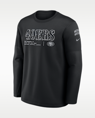 Мужские  San Francisco 49ers Salute to Service Sideline Coaches Nike NFL Pullover Crew