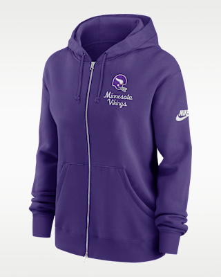 Женское худи Minnesota Vikings Phoenix Rewind Nike NFL Full-Zip Hoodie