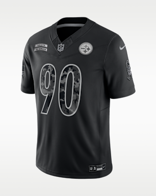 Мужские джерси T.J. Watt Pittsburgh Steelers Salute to Service Nike Dri-FIT NFL Limited Jersey