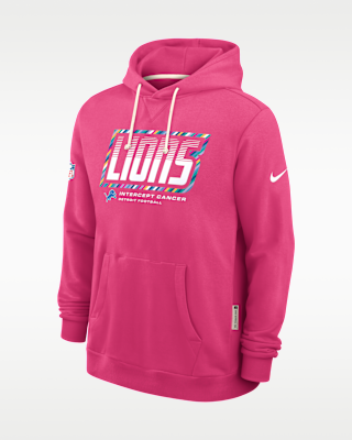 Мужское худи Detroit Lions Crucial Catch Sideline Standard Issue Nike Dri-FIT NFL Pullover Hoodie