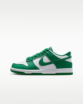 Кроссовки Nike Dunk Low для малышей белый/малахитовый