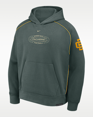 Мужское худи Green Bay Packers Rivalries Collection Air Nike NFL Pullover Hoodie