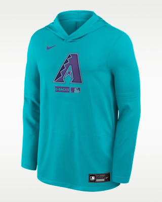 Мужские  Arizona Diamondbacks City Connect Nike Dri-FIT MLB Long-Sleeve Hooded Top