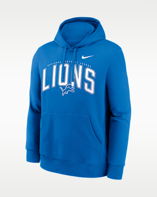 Мужское худи Detroit Lions Club Nike NFL Pullover Hoodie