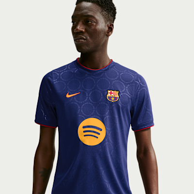 Nike FC Barcelona Üçüncü Nike Dri-FIT Maç Öncesi Erkek Futbol Üstü