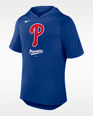 Мужская футболка Philadelphia Phillies Logo Nike Dri-FIT MLB Hooded
